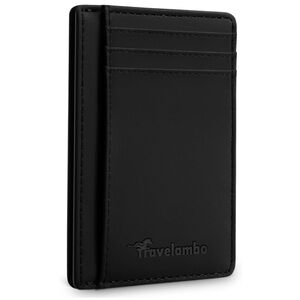 Travelambo Slim Black Wallet